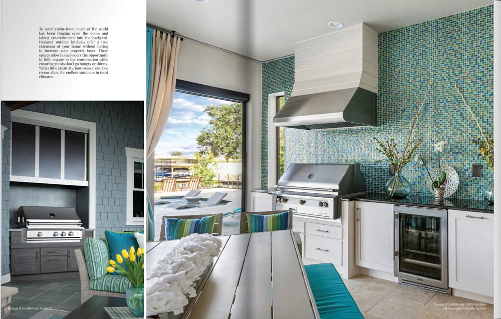 elevated home and design naturekast article designer outdoor kitchen
